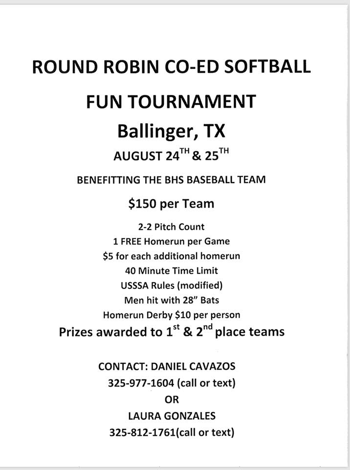 BHS Softball Fundraiser Tourney_1
